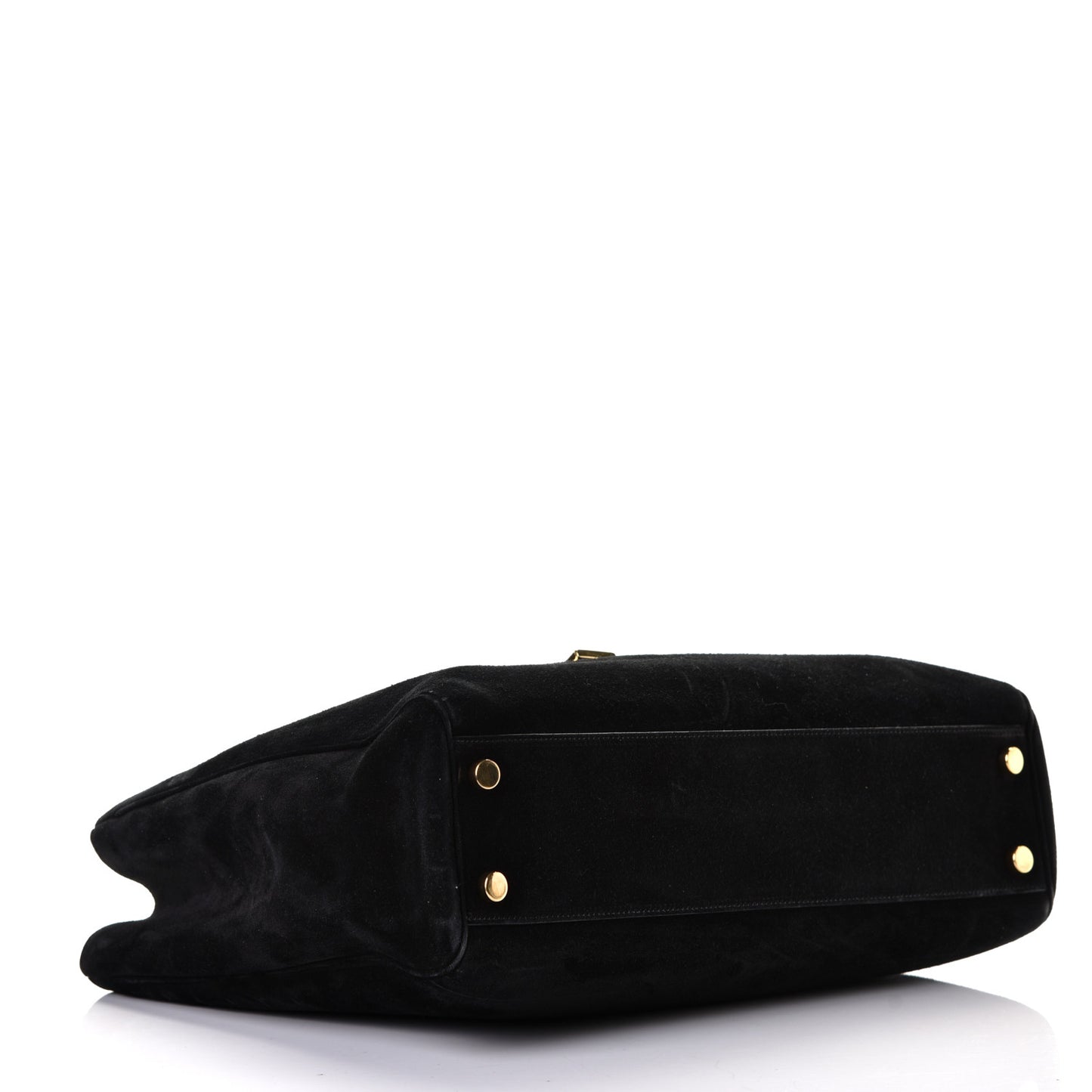 Suede Monogram Cassandre Shopper Black