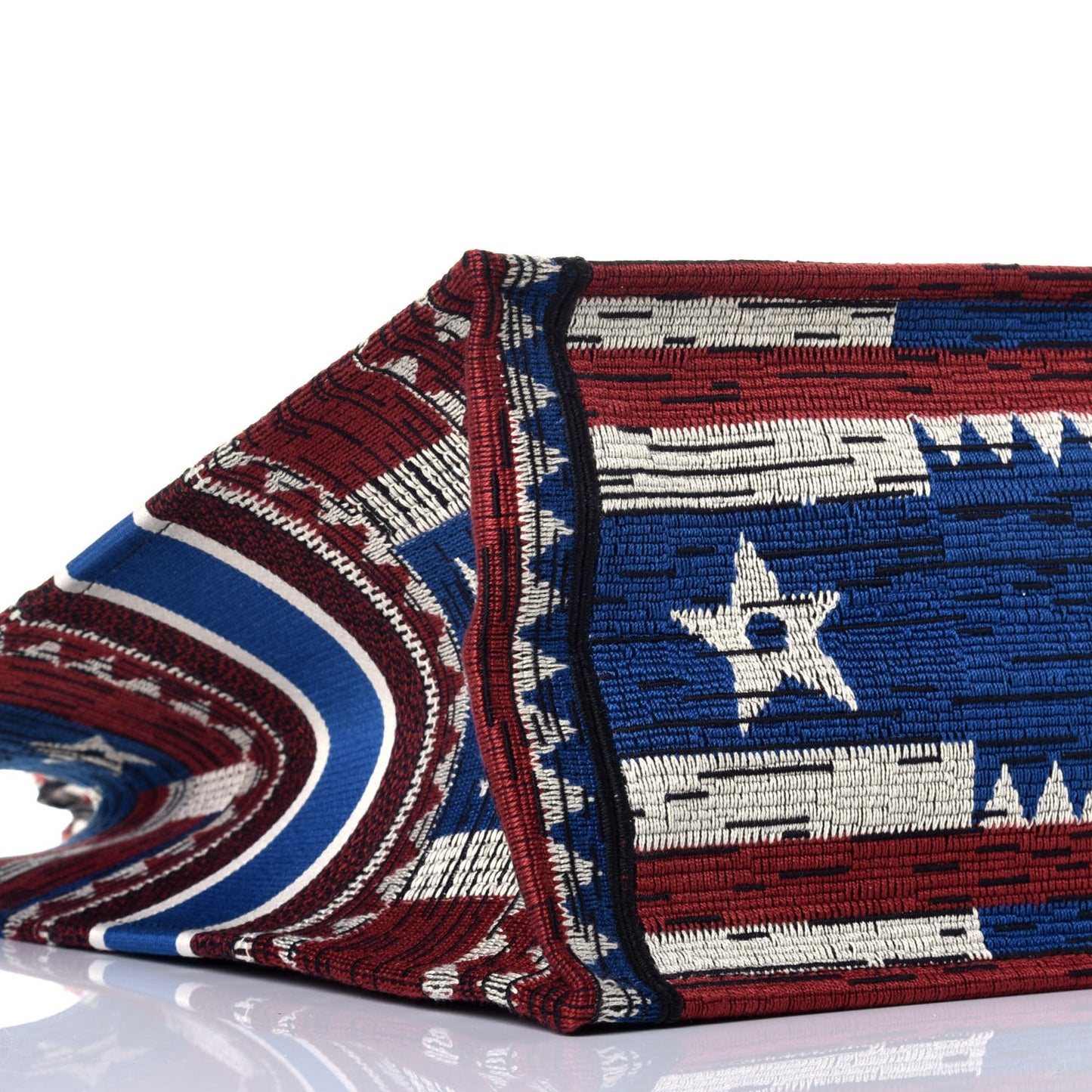 Canvas Embroidered Exclusive US Book Tote Multicolor