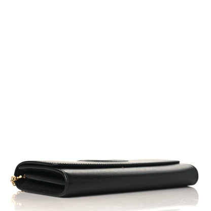 Salvatore Ferragamo Calfskin City Wallet On Chain Black Lipstick 4 of 8