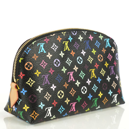 Louis Vuitton Monogram Multicolor Cosmetic Pouch Black Grenade 3 of 8