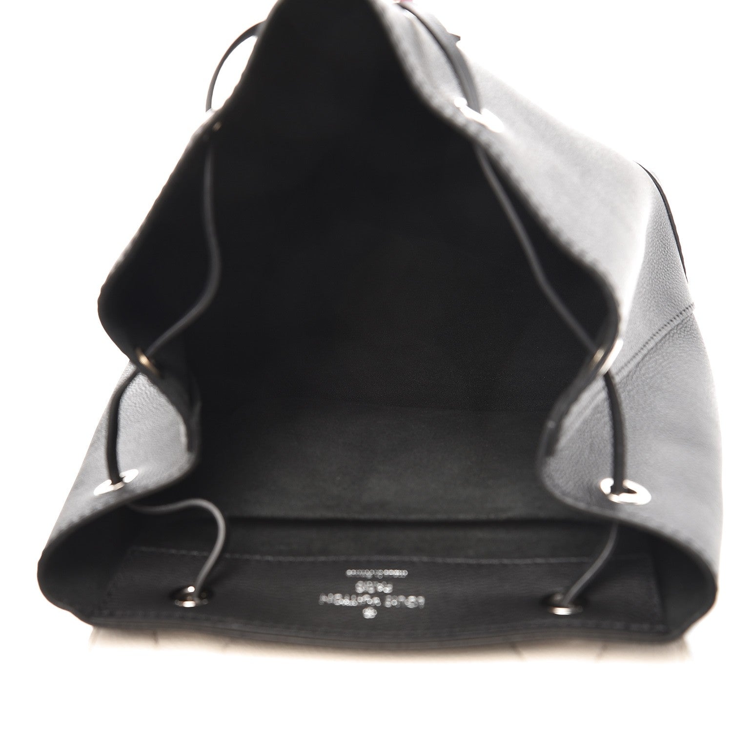 Louis Vuitton Calfskin Mechanical Flowers Lockme Backpack Black White 5 of 6