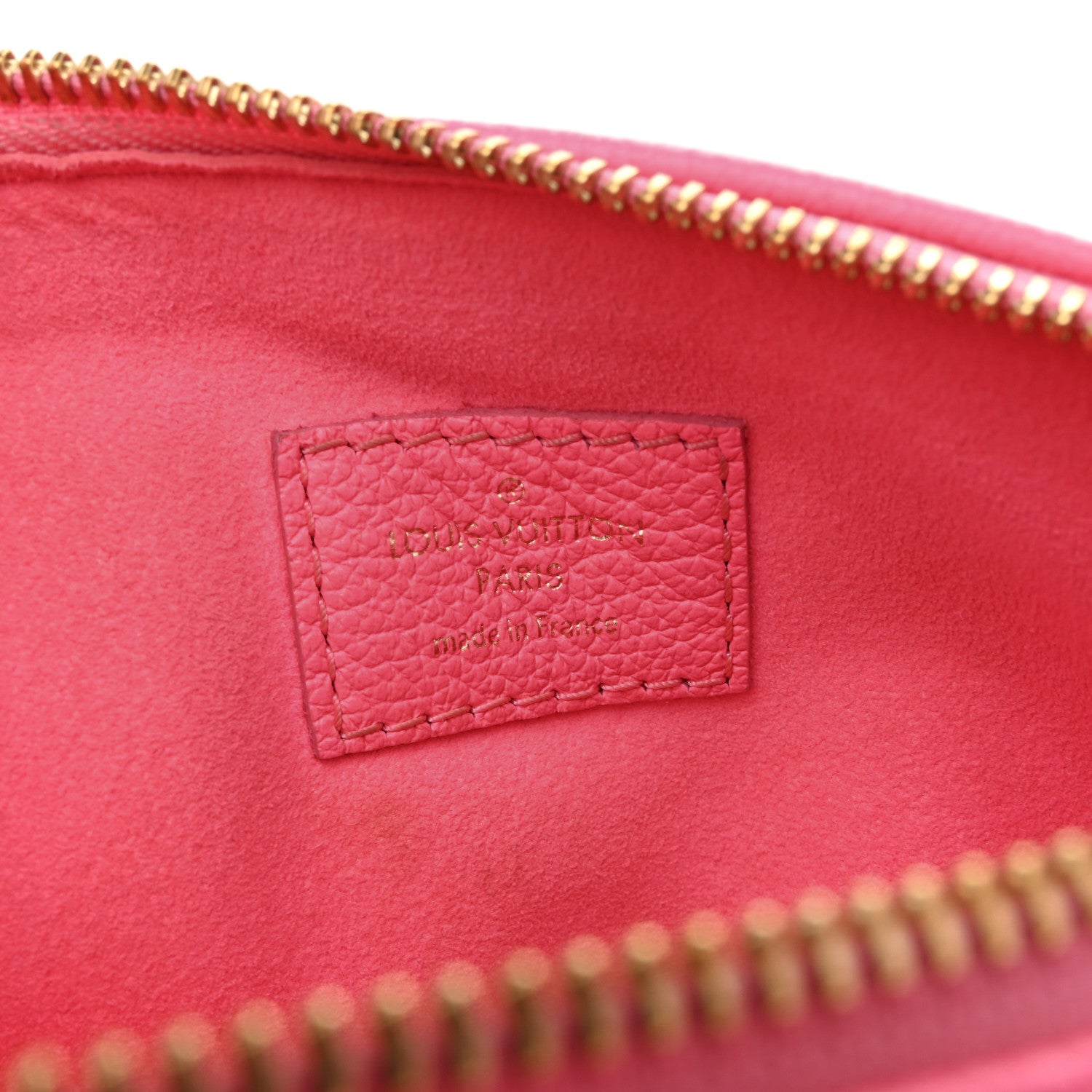 Louis Vuitton Calfskin Embossed Monogram Coussin BB Rose Fluo 7 of 10