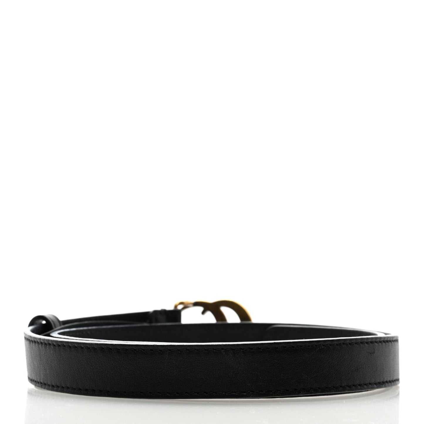Calfskin Double G 20mm Belt 70 28 Black