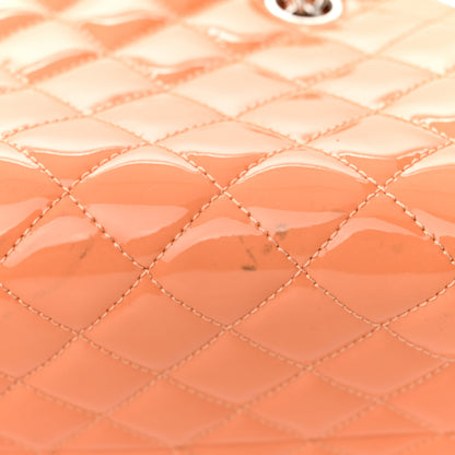 Chanel Patent Quilted Medium Just Mademoiselle Bowling Bag Orange 13 of 14