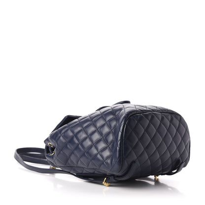 Chanel Calfskin Quilted Small Urban Spirit Backpack Navy 3 of 11
