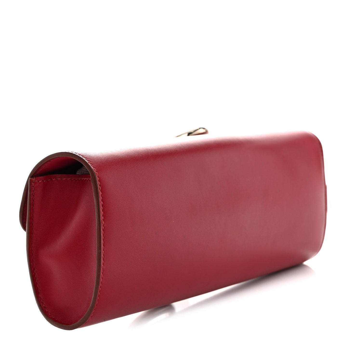 Tadelakt Egee Clutch Rouge Vif