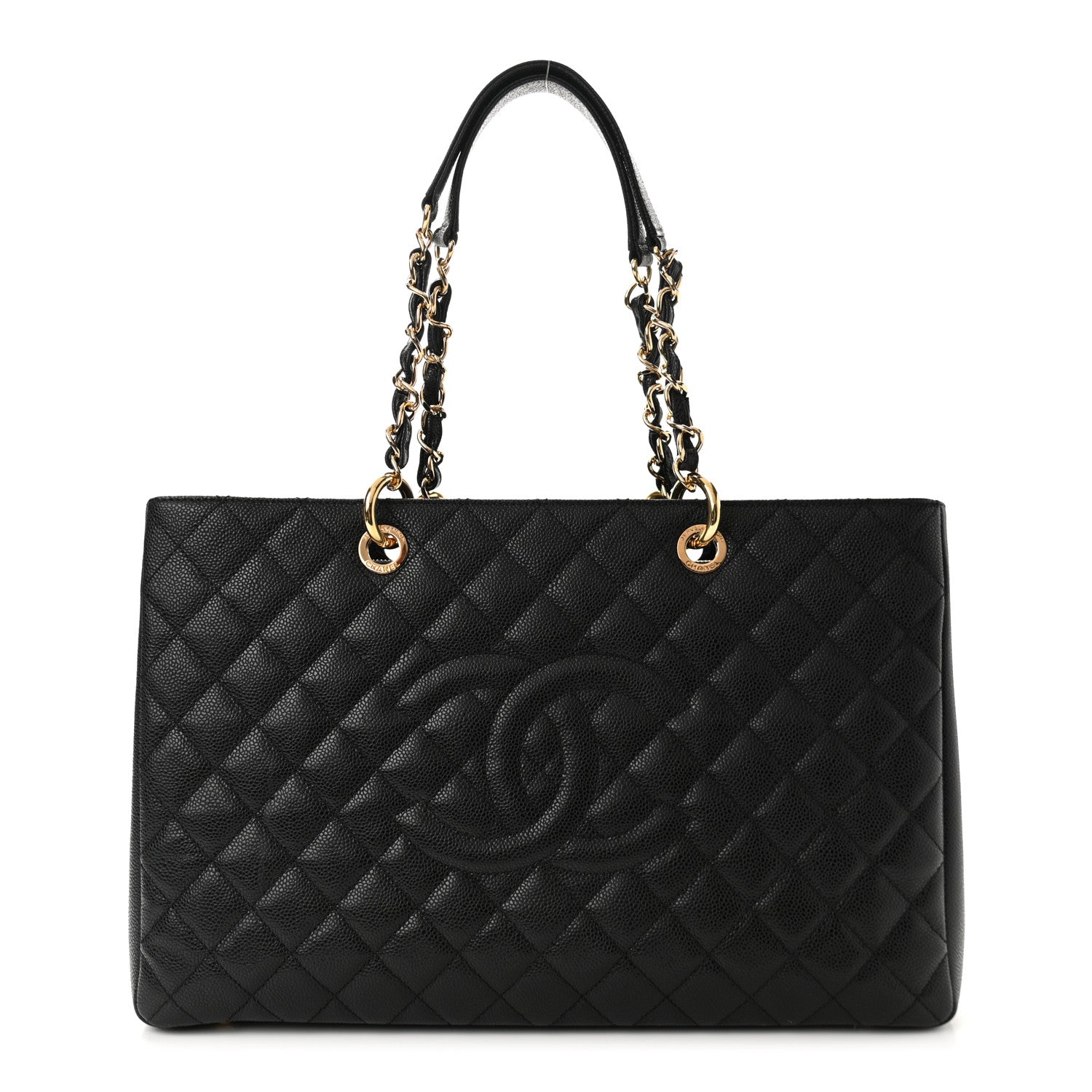 Chanel Caviar Quilted XL Grand Shopping Tote GST Black 1 of 17