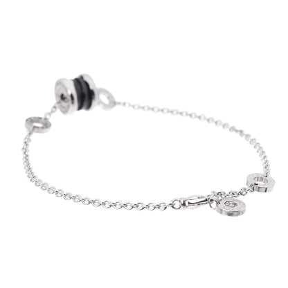 Bulgari Sterling Silver Black Ceramic Save the Children Bracelet SM 3 of 6