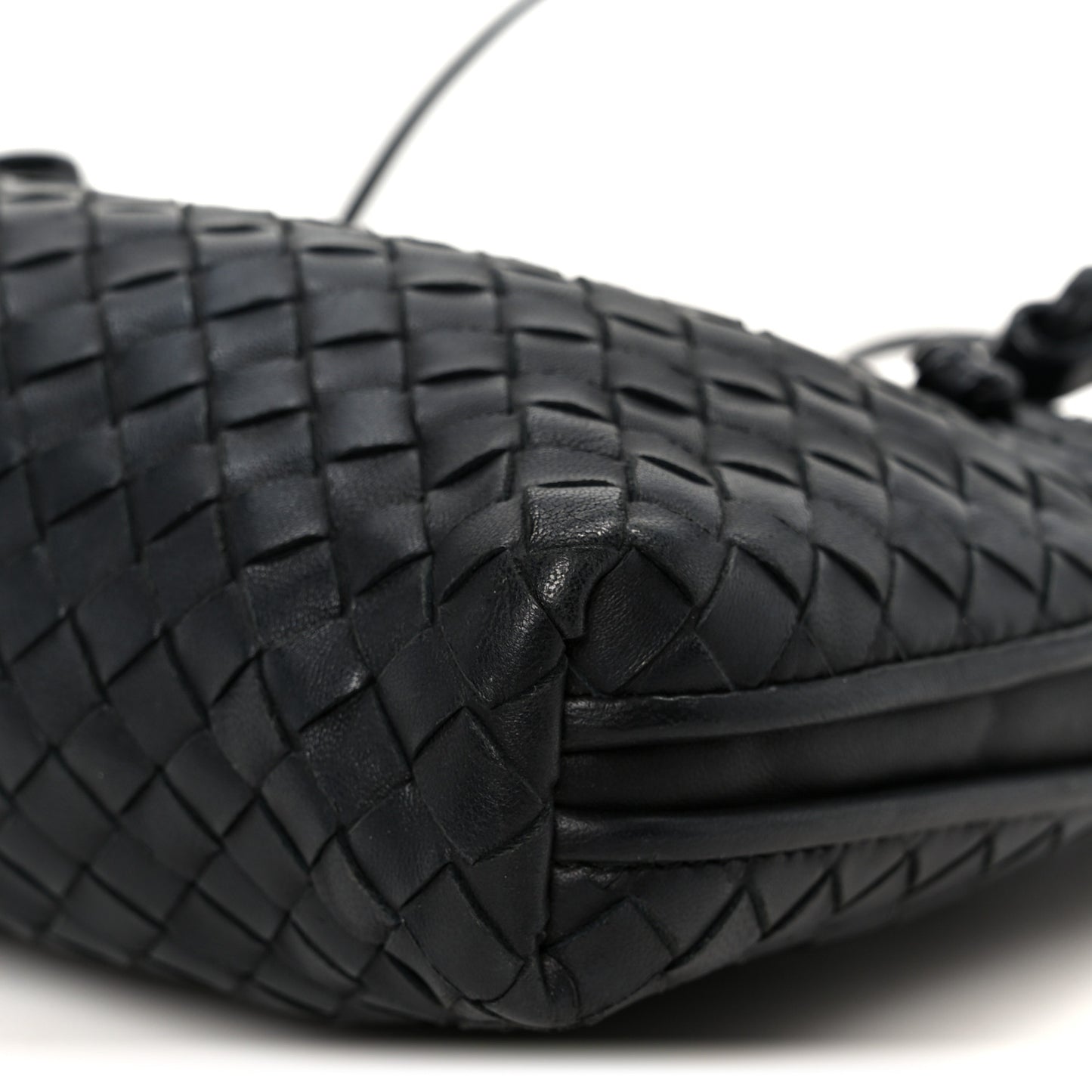 Nappa Intrecciato Nodini Bag Black