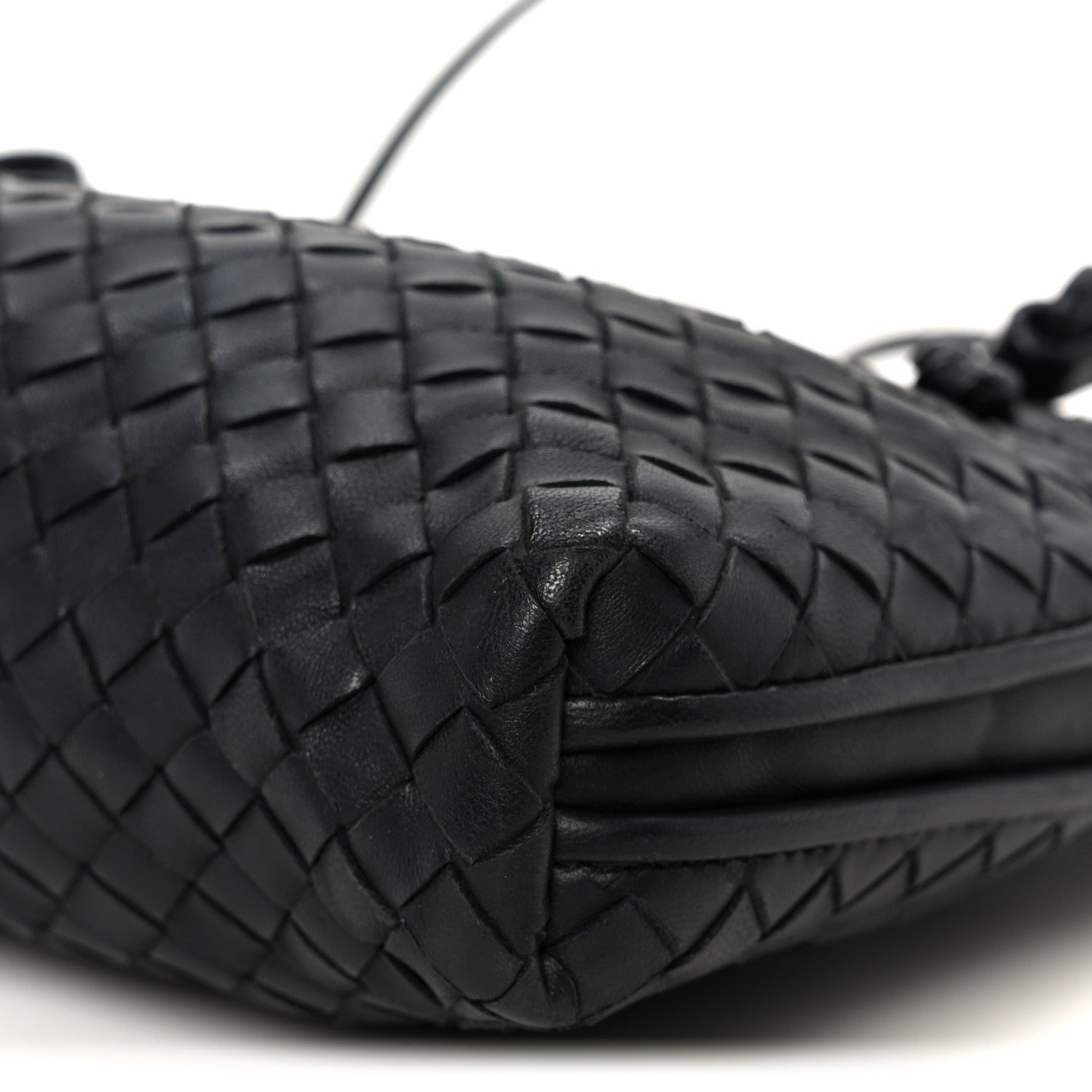 Bottega Veneta Nappa Intrecciato Nodini Bag Black 11 of 11