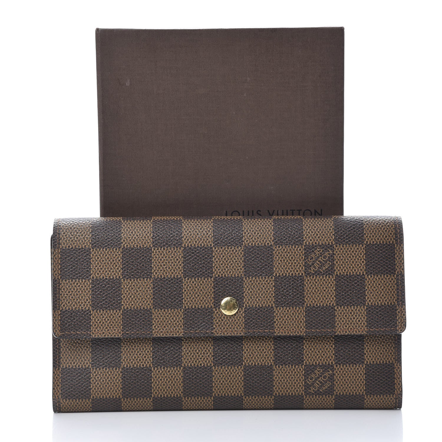 Louis Vuitton Damier Ebene Porte Tresor International Wallet 11 of 11
