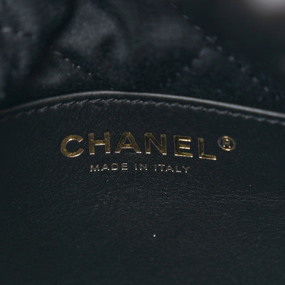 Chanel Shiny Calfskin Quilted Mini Chanel 22 Black 6 of 10