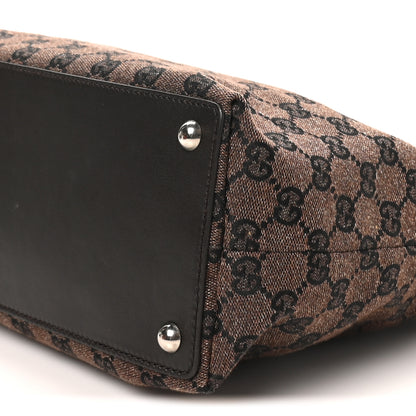 Gucci Monogram Eclipse Tote Dark Brown 10 of 10