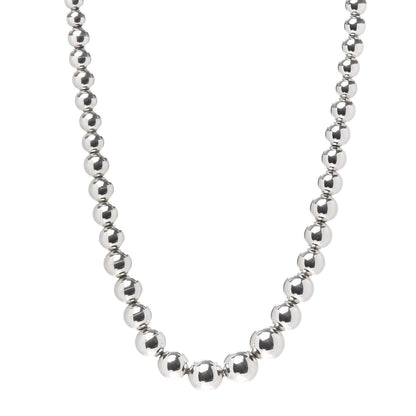 Tiffany Sterling Silver HardWear Graduated Ball Necklace 1 of 4