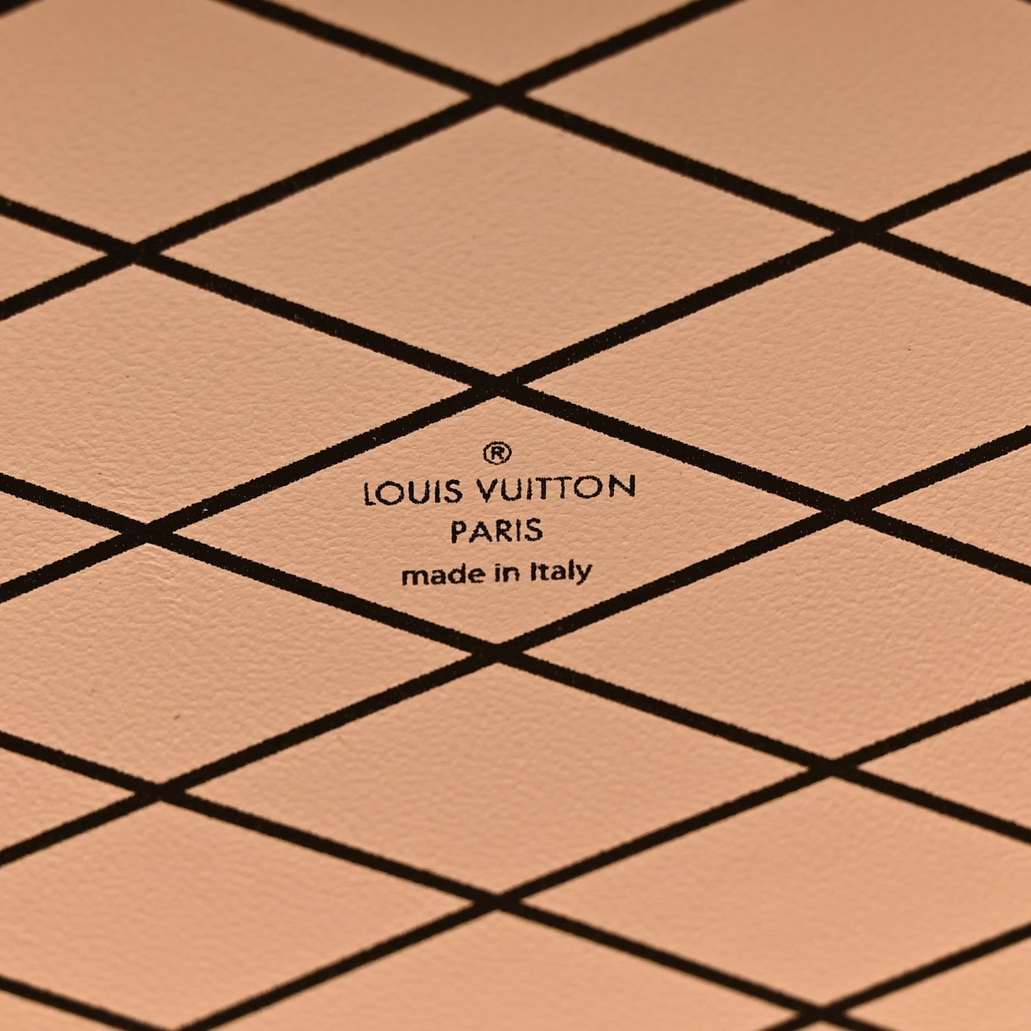 Louis Vuitton Calfskin Lace Flower Inlay Petite Malle Navy Black 6 of 10