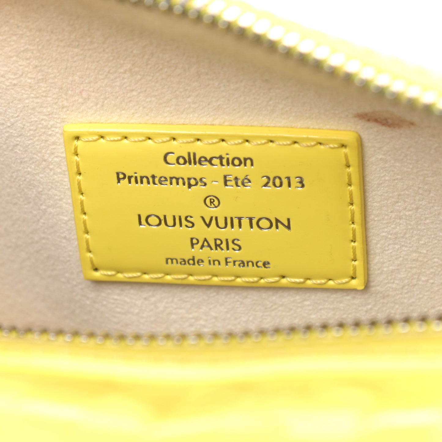 Damier Facette Speedy Cube PM Yellow