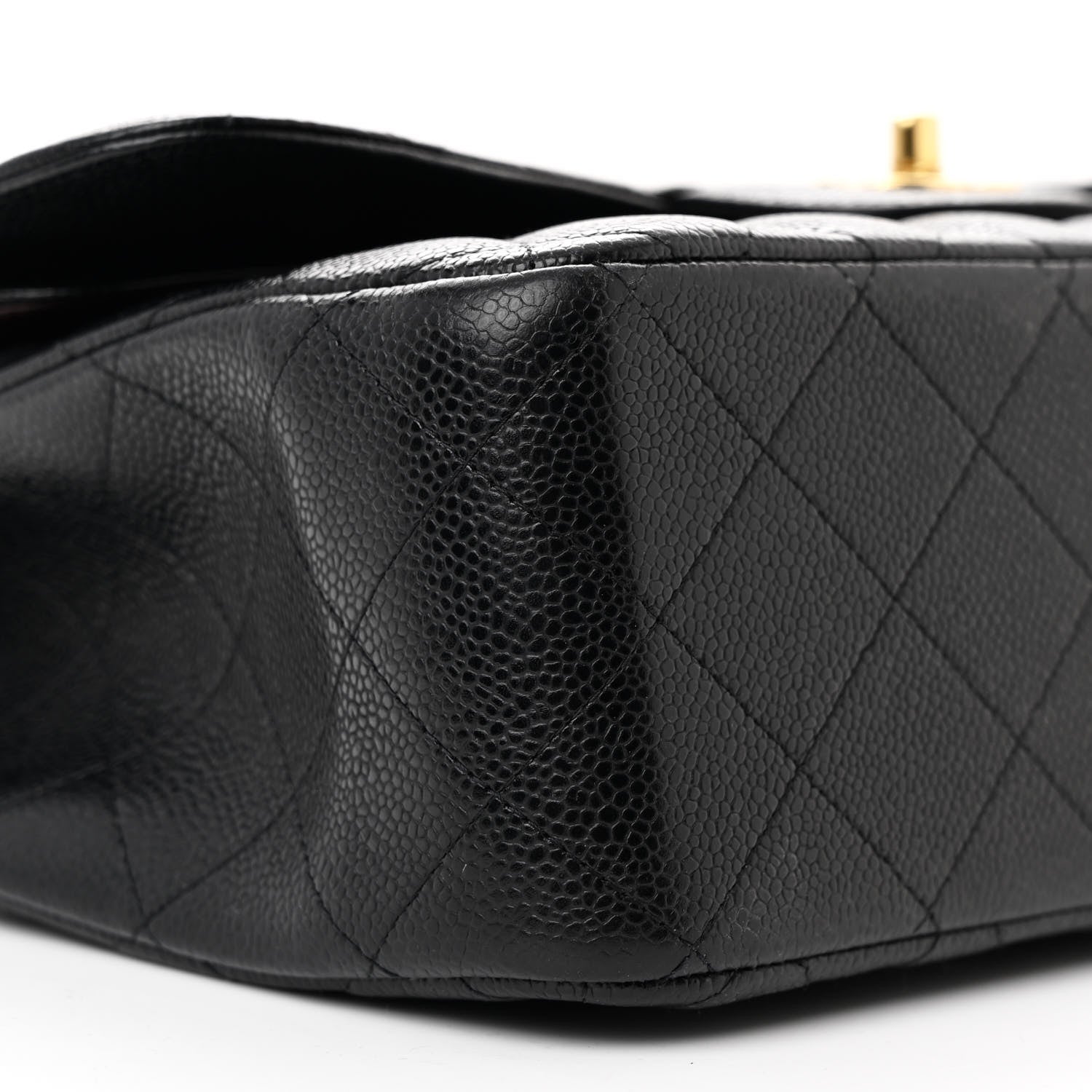 Chanel Caviar Quilted Jumbo Double Flap Black 9 of 10