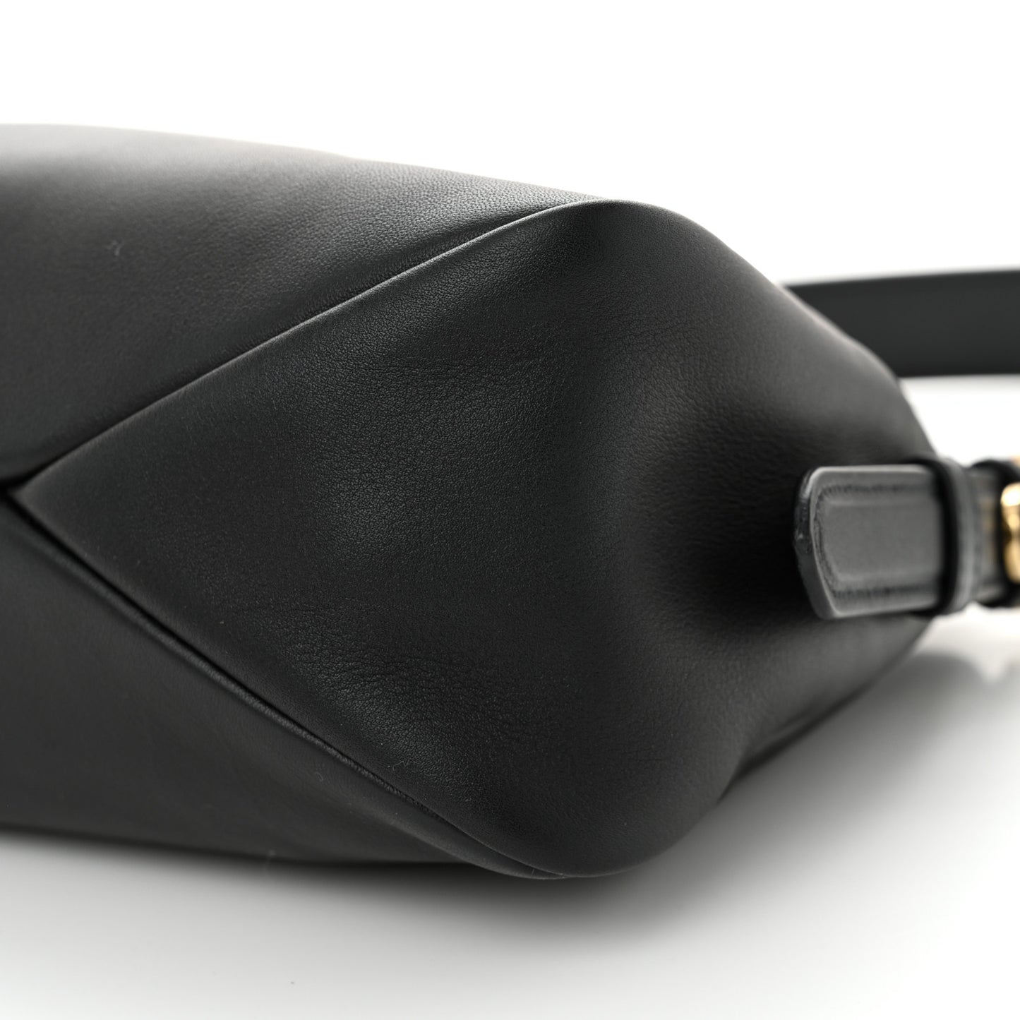 Soft Calfskin Medium Aimee Shoulder Bag Black
