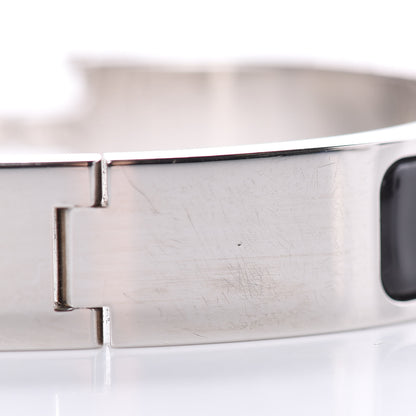 Hermes Enamel Narrow Clic Clac H Bracelet PM Black 4 of 6