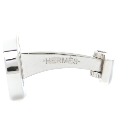 Hermes Lacquer Palladium Marine Cufflinks 5 of 6