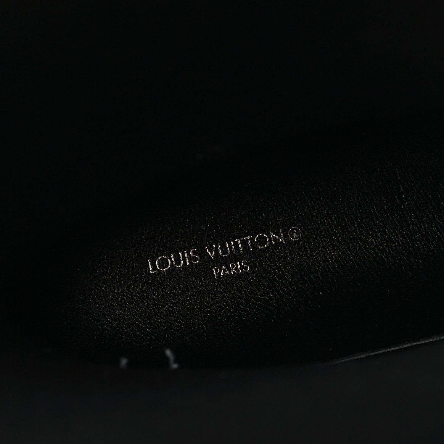 Louis Vuitton Rubber Embossed Monogram Drops Flat Half Boots 37 Black 8 of 10