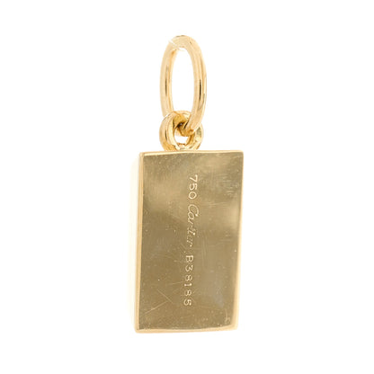 Cartier 18K Yellow Gold Ingot Bar Charm 4 of 6