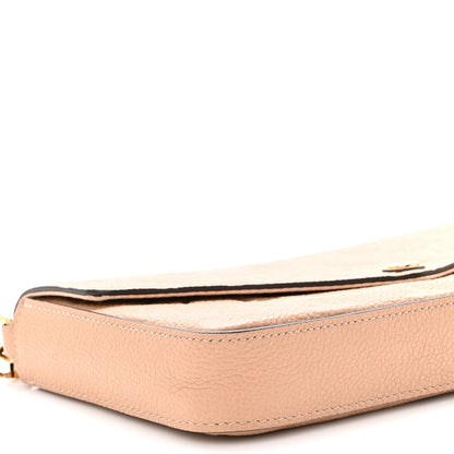 Louis Vuitton Empreinte Pochette Felicie Chain Wallet Papyrus 9 of 10