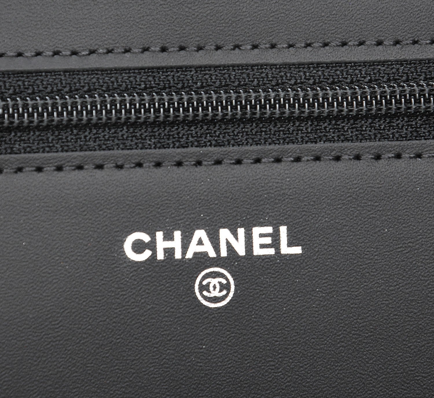 Chanel Caviar Timeless CC Wallet On Chain WOC Black 6 of 9