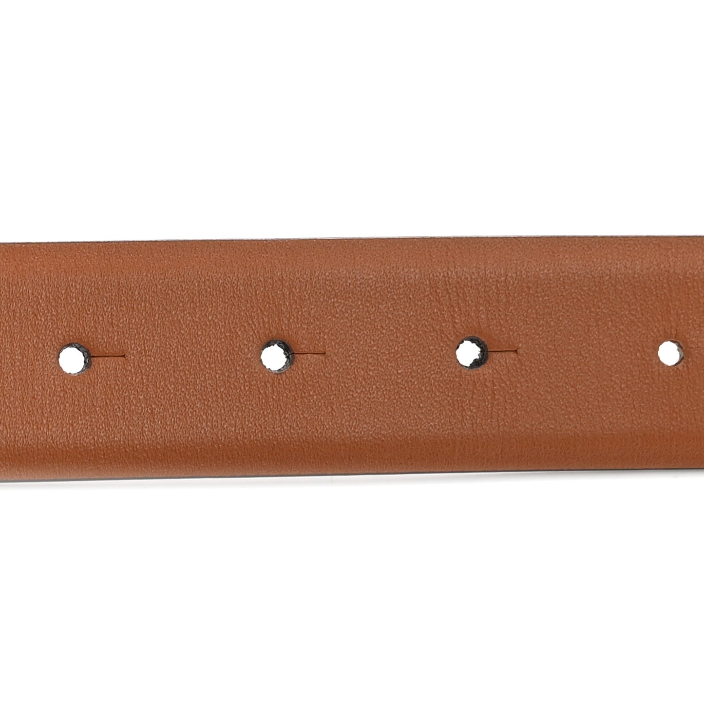 Glossy Calfskin VLogo Reversible 30mm Belt 85 34 Saddle Brown Black