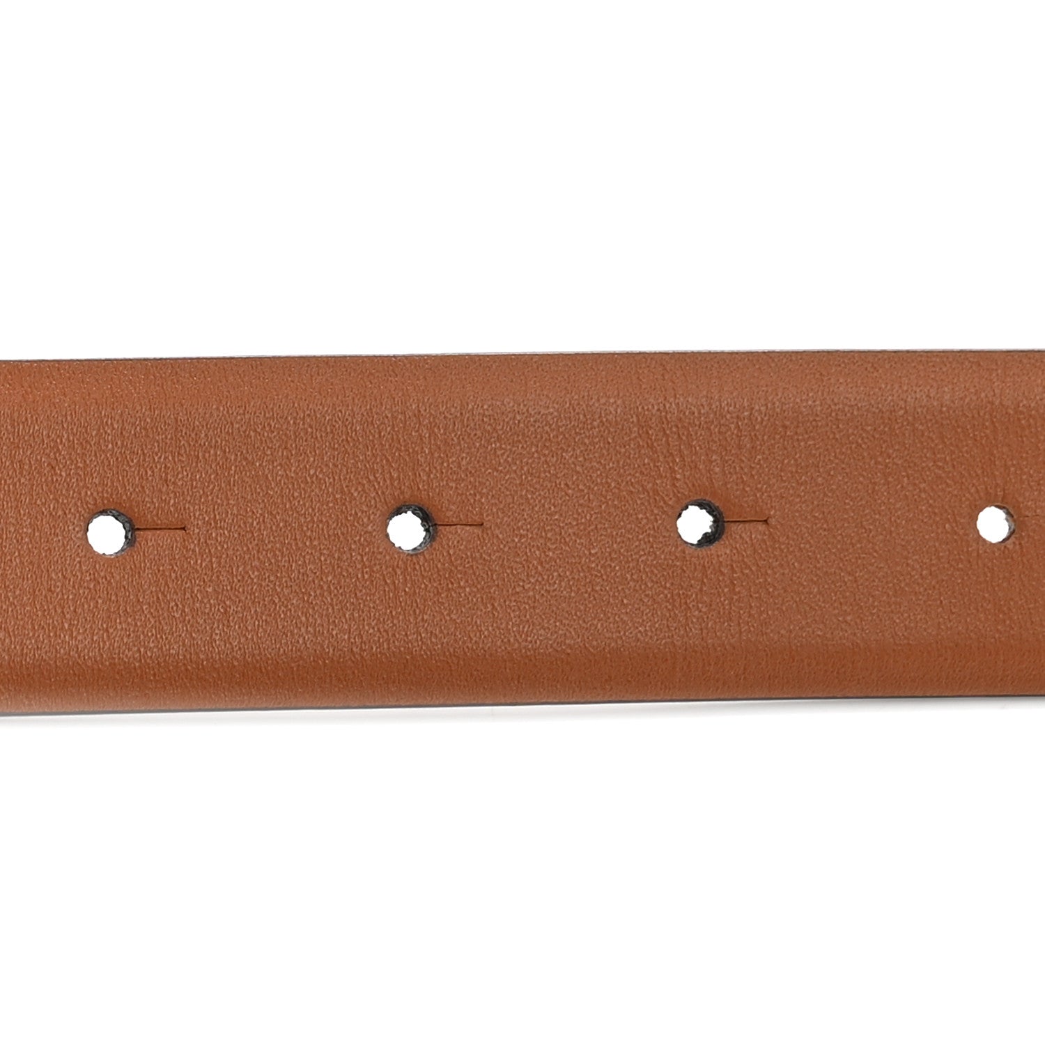 Valentino Garavani Glossy Calfskin VLogo Reversible 30mm Belt 85 34 Saddle Brown Black 5 of 10