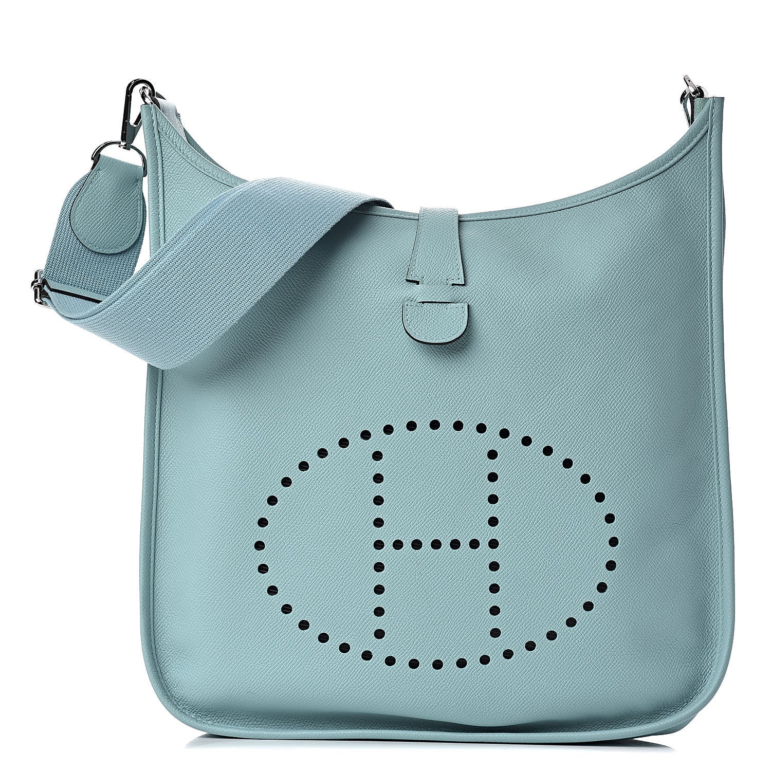 Hermes Epsom Evelyne III GM Bleu Atoll 1 of 12