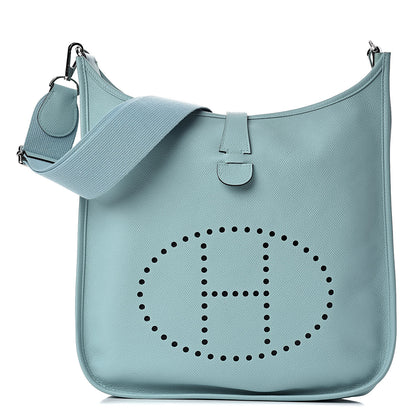 Hermes Epsom Evelyne III GM Bleu Atoll 1 of 12