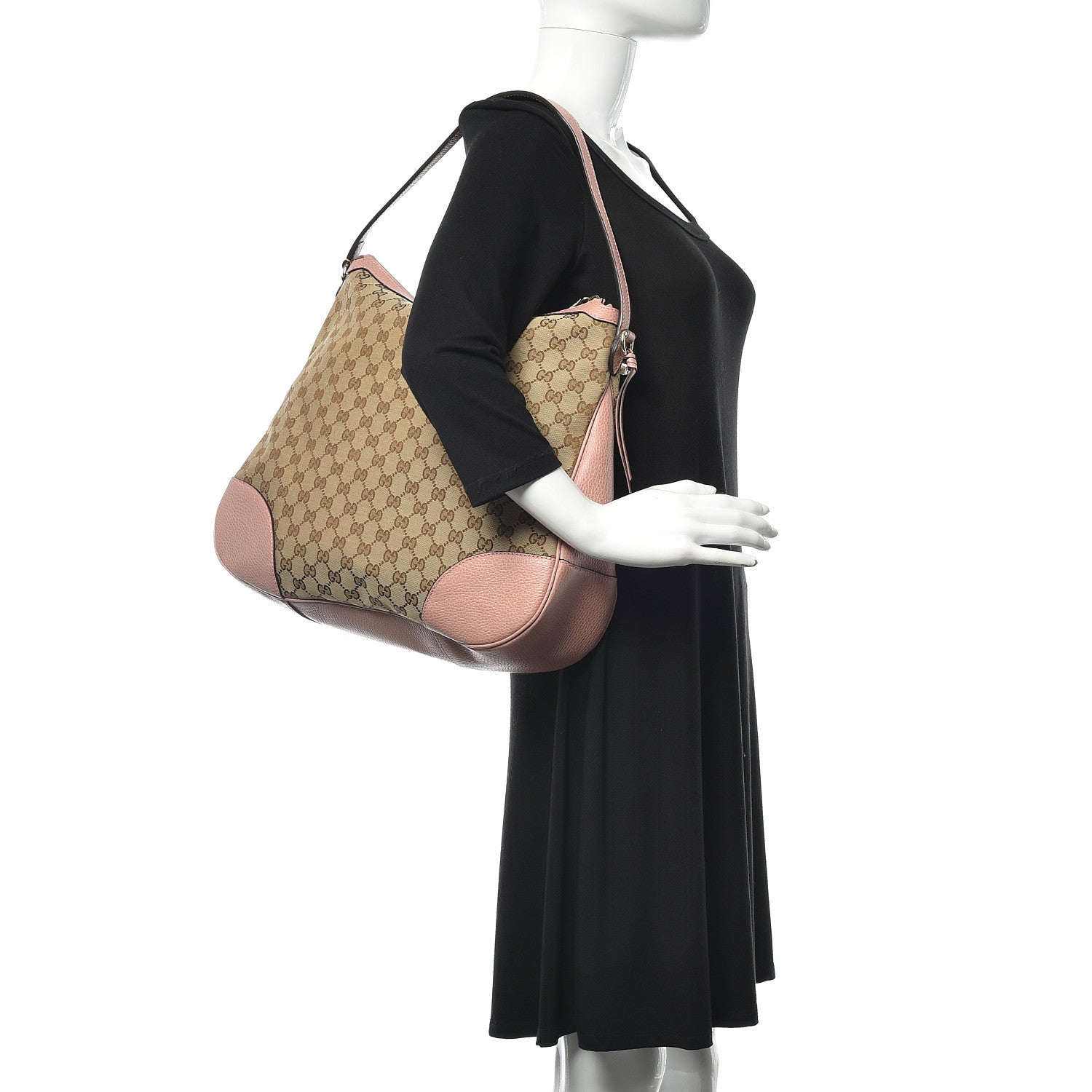 Gucci GG Monogram Large Margaux Hobo Beige Soft Pink 2 of 10