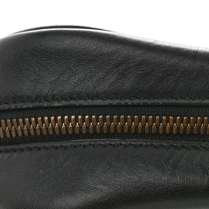 Gucci Calfskin Matelasse Small GG Marmont Chain Shoulder Bag Black 14 of 16