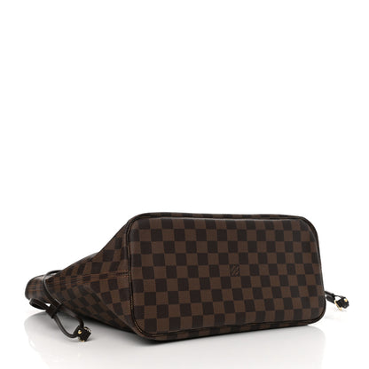 Louis Vuitton Damier Ebene Neo Neverfull MM Rose Ballerine 4 of 9