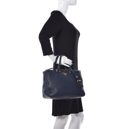 Prada Vitello Phenix Bauletto Baltico 3 of 10