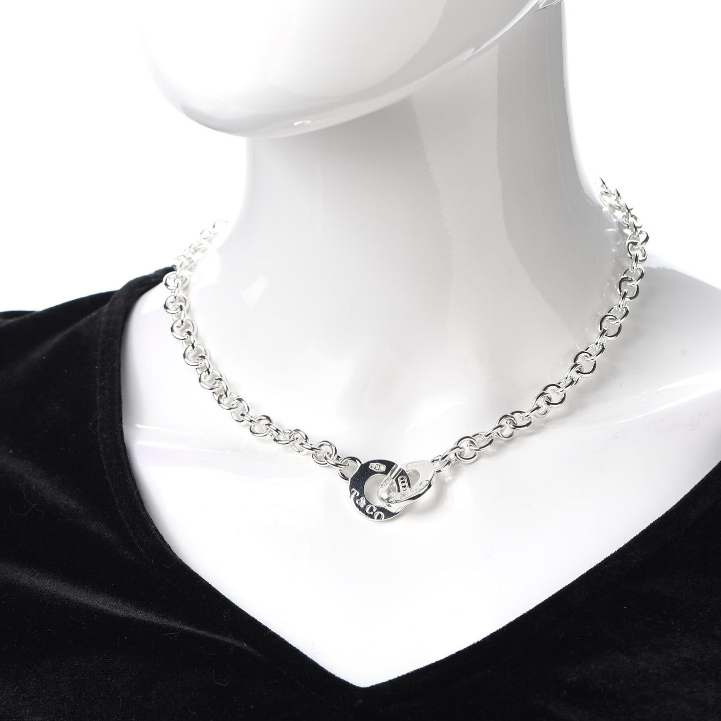 Sterling Silver 1837 Circle Clasp Necklace