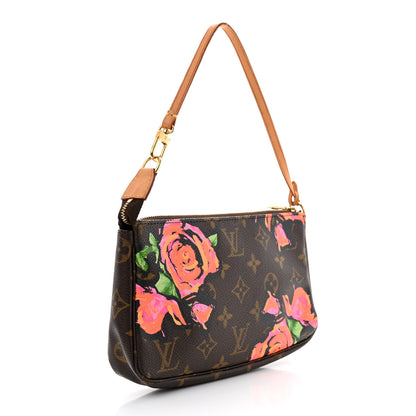 Louis Vuitton Monogram Roses Pochette Accessories 3 of 10