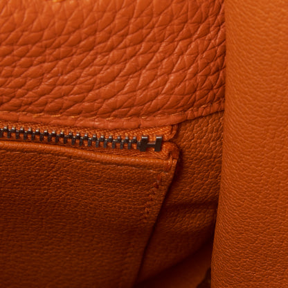Hermes Togo Kelly Retourne 35 Orange 16 of 32