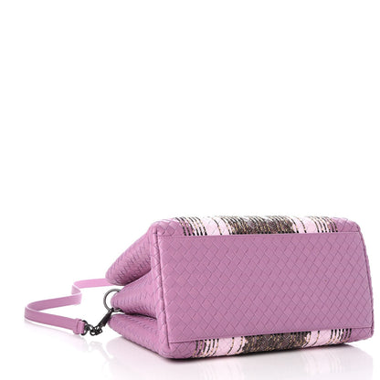 Bottega Veneta Nappa Ayers Small Roma Tote Twilight 5 of 10