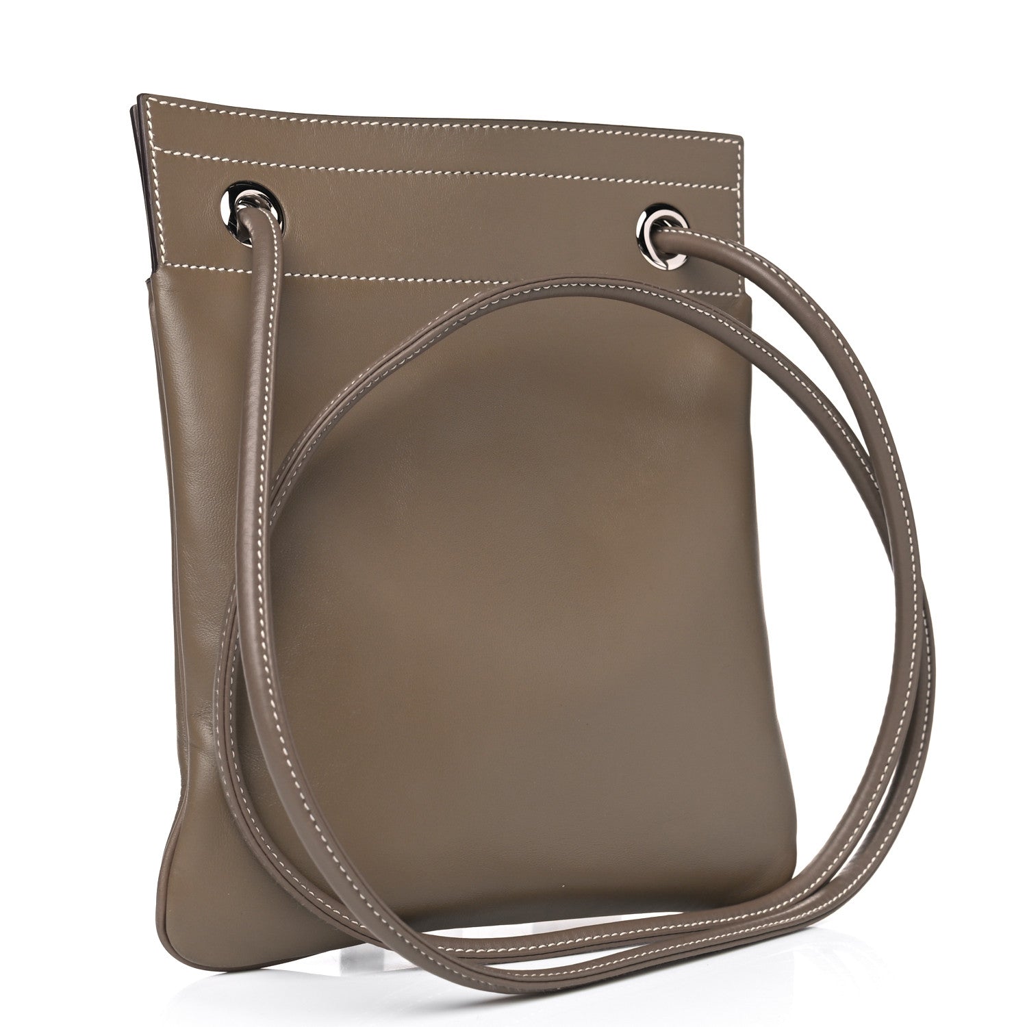 Hermes Milo Lambskin Swift Mini Aline Etoupe 2 of 8