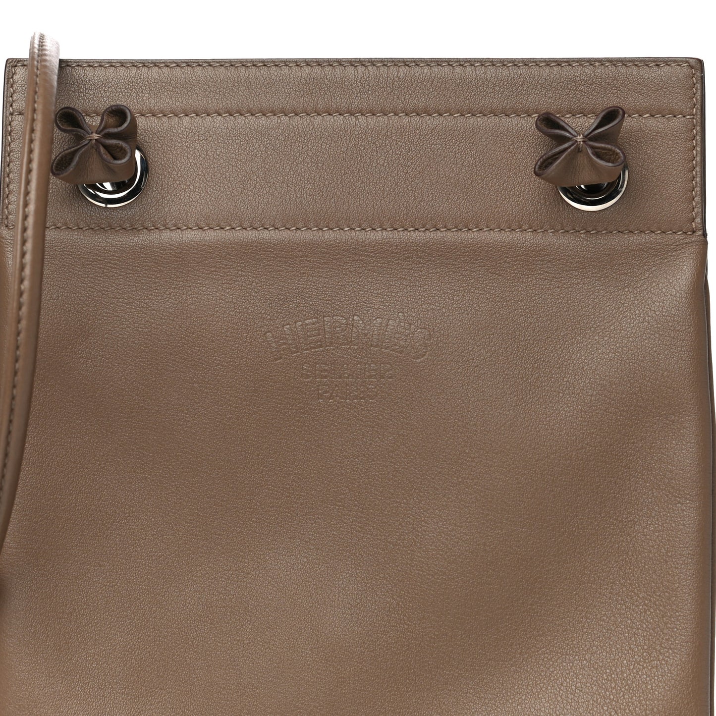 Cheri Calfskin Mini Aline Etoupe
