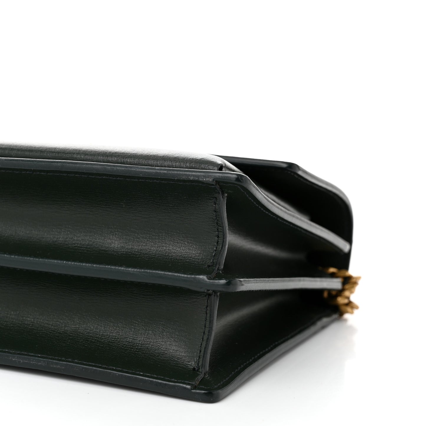 Smooth Calfskin Medium Monogram Sunset Satchel Vert Kaki