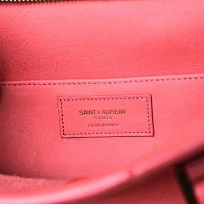 Saint Laurent Calfskin Small Monogram Cabas Coral 7 of 7