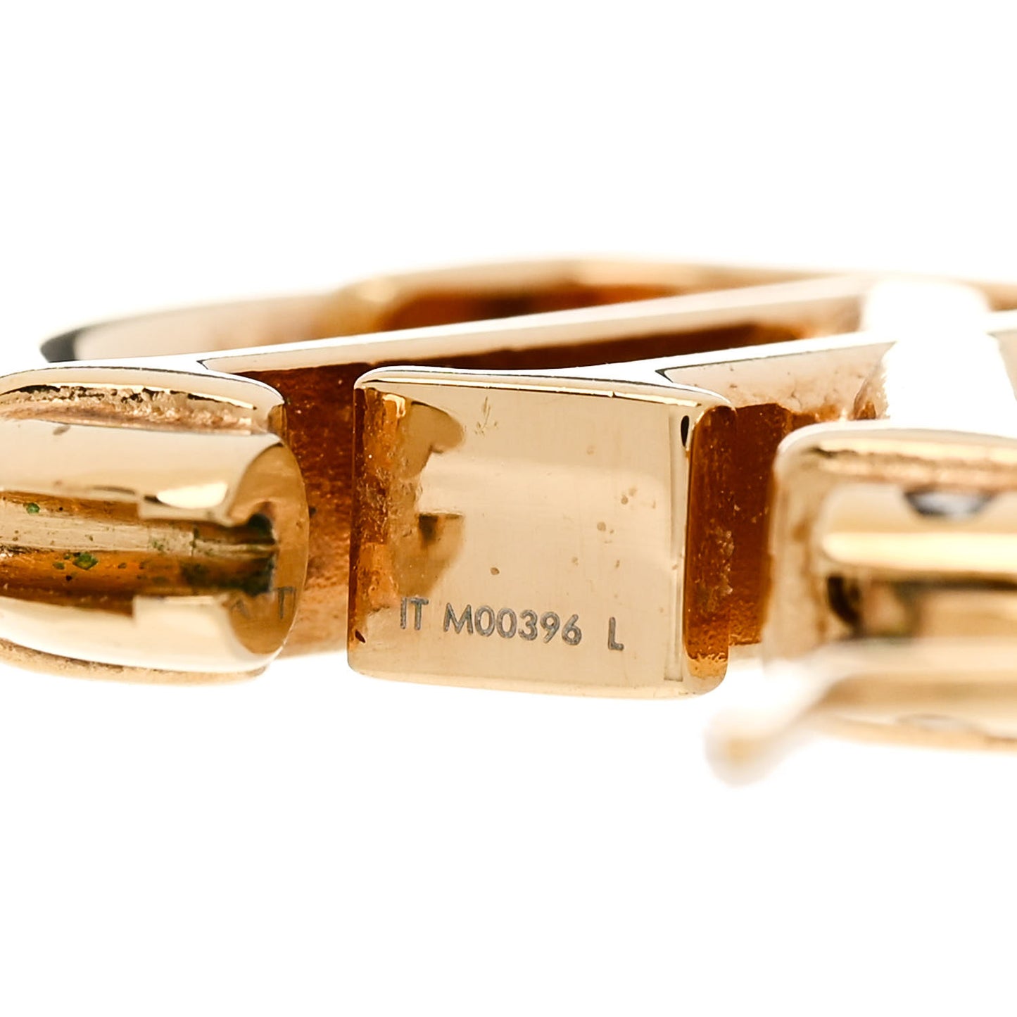 Metal Small Louise Hoop Earrings Gold