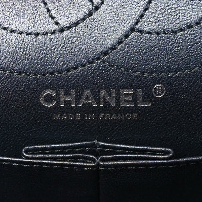 Chanel Metallic Calfskin Quilted 2.55 Reissue 227 Flap Charcoal 6 of 9