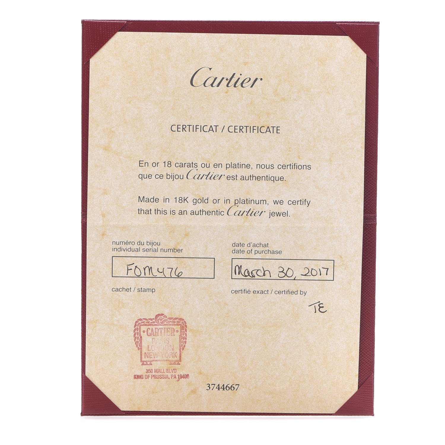 Cartier 18K Pink Gold Small LOVE Hoop Earrings 6 of 7