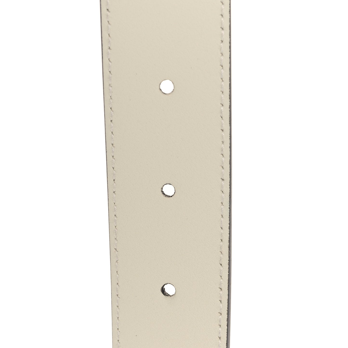 Calfskin Trapuntata Zumi 30mm Belt 90 36 White