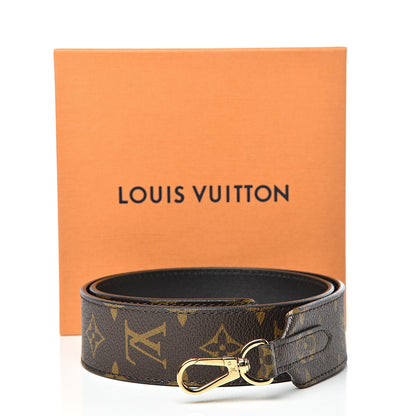Louis Vuitton Monogram Bandouliere Shoulder Strap Black 5 of 5