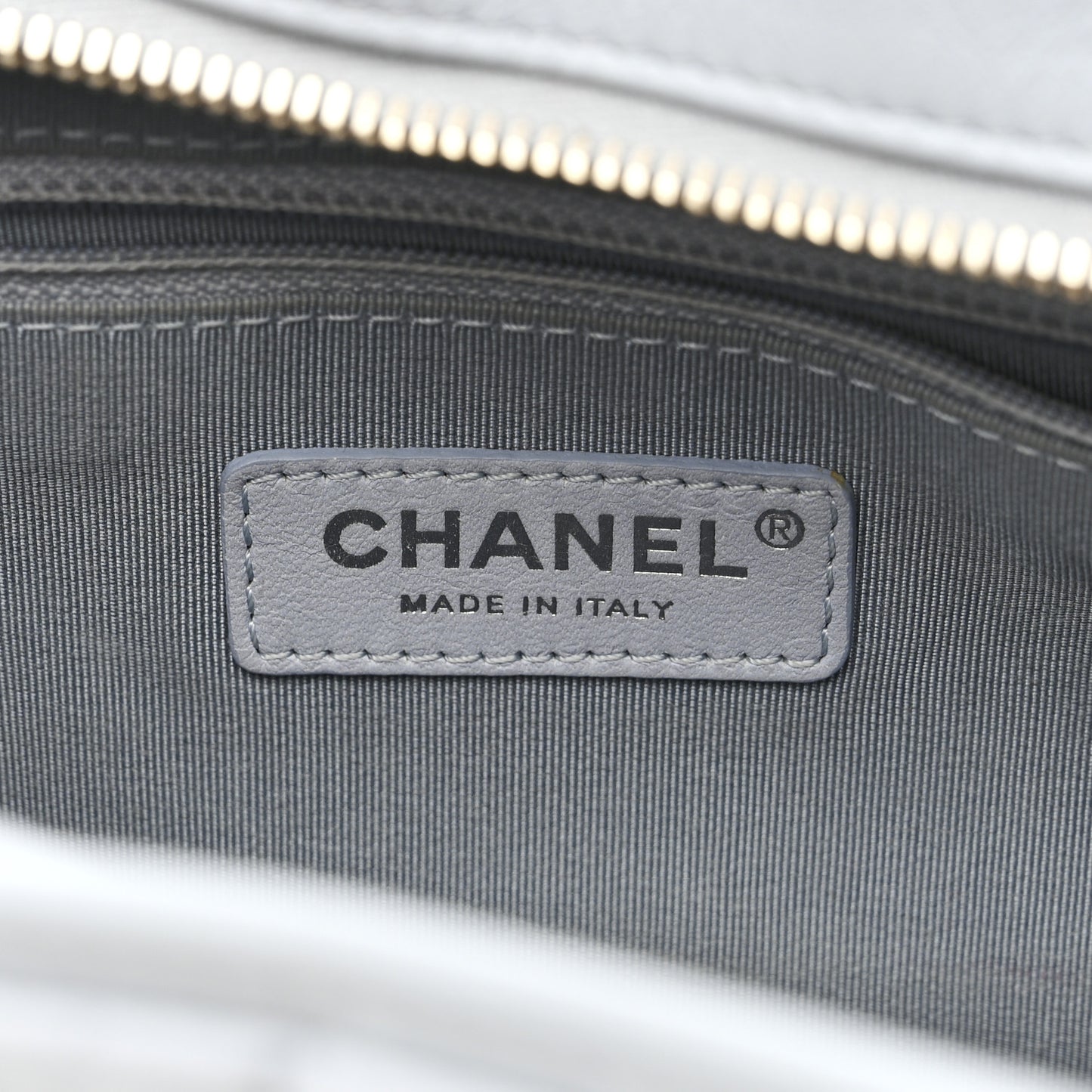 Aged Calfskin Quilted Medium Gabrielle Hobo Light Blue